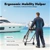 Bymaocar Carrello Pieghevole per Motore Fuoribordo, Supporto Multiuso per Manutenzione Motori ≤30HP