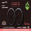TAGOOLA Set di Ruote in Carbonio Tagoola CURE 21 da 50mm, 700C con Freno a Disco Center Lock, Cerchi Leggeri in Fibra di Carbonio con Mozzo ARC 36T Ratchet S&S, Design Aerodinamico ad Alte Prestazioni per