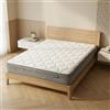 SKSBTF Materasso in memory foam SKSBTF 160/180x200x25cm per adulti, con supporto a 7 zone e molle insacchettate, per letto matrimoniale, king size.