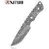 xituo Coltello da frutta XITUO per uso domestico, coltello da cucina, coltello da campeggio e barbecue, coltello per disossare la carne con fodero in pelle di vacchetta