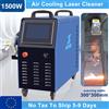 ACHI Macchina per Pulizia Laser Raffreddata ad Aria 1500W, Rimozione Ruggine e Vernice per Metallo, Larghezza 300MM, Pulitore Laser a Raffreddamento ad Aria