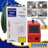 ACHI Macchina per Saldatura, Pulizia e Taglio Laser BWT 2000W 4 in 1, Saldatrice Laser per Metallo, Macchina per Saldatura a Fibra Laser 1500W