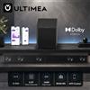 ULTIMEA Soundbar 5.1 Dolby Atmos per Smart TV, Barra Sonora da 340W con Subwoofer Cablato da 5.25', BassMX e VoiceMX, Supporta HDMI EARC, Bluetooth ® 5.4, Controllo tramite App