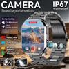 LIGE Nuovo Smartwatch con Fotocamera per Uomo, Registrazione Video, Musica e Foto Locali, Chiamate Bluetooth, Batteria Grande da 670mAh, Smartwatch per Uomo e Donna
