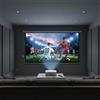 NONE Schermo di Proiezione Motorizzato 254 cm 16:9 HD 4K 1080, Telo Anti-Pieghe con Telecomando, Ampio Angolo di Visione, Montaggio a Parete Diretto per Videoproiettori, Cinema Domestico, Interni