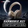 MONSTER Cuffie Bluetooth 6.0 Monster Harmonic N21 con Riduzione del Rumore, Bassi Profondi e Potenti, Auricolari Wireless Over-Ear con Microfono