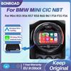 BONROAD Interfaccia Wireless CarPlay Android Auto per BMW MINI Cooper NBT CIC R55 R56 R57 R58 R59 R60 F54 F55 Supporto Bluetooth Mirror Link Navigazione GPS Plug and Play Modulo di Aggiornamento