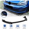 NONE Splitter Anteriore Paraurti Auto Spoiler Diffusore Kit Carrozzeria per VW Golf 7 7.5 MK7 MK7.5 GTI GTD RLINE R 2013 2014 2015 2016 2017 2018 2019 2020 Accessori Auto
