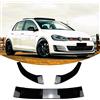 NONE Spoiler per paraurti anteriore, protezione per VW Golf MK7 R GTD GTI TSI TDI 2013-2020, kit carrozzeria per paraurti a 3 sezioni, accessori auto