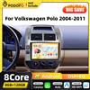 Podofo Autoradio Android 8 Core 2 Din per Volkswagen Polo 2004-2011 con Carplay, GPS, Android Auto, WIFI, DSP, Ricevitore FM RDS