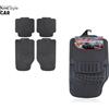 NONE KmtStyle Set Tappetini per Auto Universali in PVC e NBR, 4 Pezzi (2 Anteriori e 2 Posteriori), Tappeti Impermeabili e Antiscivolo, Spessore Premium 3.5KG, Nero