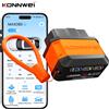 KONNWEI KW906 Scanner OBD2 Bluetooth, Strumento Diagnostico per Auto, Lettore di Codici Veicolo, Dati in Tempo Reale, Scanner per Controllo Motore per Android iOS