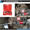 NONE Podofo Pompa Manuale per Vuoto Auto, Kit Spurgo Freni Automobilistico, Estrattore Fluido Freni e Frizione, Kit Spurgo Cilindro Maestro con Adattatori