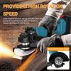 NONE Smerigliatrice Angolare Brushless Podofo 21V 125mm, Utensile Elettrico per Taglio e Lucidatura di Metallo, Ceramica e Acciaio