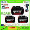 Batteria Originale Bosch 18V 8.0Ah per Trapano Elettrico, Batteria Ricaricabile agli Ioni di Litio 18V 6.0Ah, BAT609, BAT618, BAT618G, BAT614