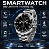 LIGE Nuovo Smartwatch da uomo 1,27 pollici 360*360 Smartwatch con chiamate Bluetooth, monitoraggio della pressione sanguigna, assistente vocale, orologi intelligenti