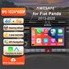 AWESAFE Autoradio Wireless CarPlay per Fiat Panda 2013-2020 con Android Auto, Navigazione GPS, Sistema Smart, RDS, DSP, FM
