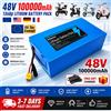 Nuova Batteria Originale al Litio 48V 100ah 13s8p, Pacco Batterie 48v 30000mAh per Scooter Motorizzato Citycoco con BMS Integrato da 50A