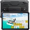 BLACKVIEW Tablet robusto Blackview Active 8 Pro, [Senza caricabatterie UE] RAM espandibile 16GB (8GB RAM fisici + 8GB RAM virtuali), ROM 256GB, batteria capiente da 22000mAh, schermo HD da 10,36 pollici,