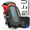 BIUBLE Avviatore di Emergenza 6-in-1 da 26800mAh, Avviatore di Emergenza con Picco di 9000A + Pompa d'Aria da 150PSI (Auto/Moto/Utensili) + Soffiatore + Luce LED, Strumento di Emergenza Portatile