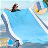 NONE Tappetino da Spiaggia e Campeggio, Extra Large, Impermeabile e Antiscivolo, Essenziale per l'Estate, Coperta da Esterno per Viaggi, Campeggio, Escursioni e Picnic
