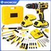 bromose Trapano a Impatto Elettrico Compatto 25+3 Velocità, Avvitatore Elettrico Senza Fili, Utensile Elettrico Ricaricabile