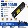 Batteria al litio 36V 100000mAh 10S3P 18650 2000W con protezione BMS per monopattino KUGOO S1 S2 S3
