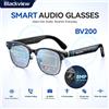 Blackview Nuovi BV200 Occhiali Smart AI Fotocamera HD 4K 8MP Occhiali Traduttori con 130+ Lingue Riduzione Rumore ENC Chiamate Bluetooth Occhiali da Sole Riproduzione Musica 6H per Lavoro Studio