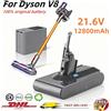Batteria di ricambio al litio da 12800mAh per Dyson V8, compatibile con Dyson V8 SV10, V8 Animal, V8 Absolute, V8 Motorhead