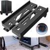 NONE Supporto per PC Tower, Stand Universale Regolabile per Computer con 4 Ruote, Supporto Mobile per CPU per Tappeti e Case PC da Gaming