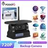 podofo Telecamera per Auto Podofo Wireless Solare WiFi 720P HD con Visione Notturna a Infrarossi, Magnetica, Impermeabile, DVR per Vista Anteriore e Posteriore del Veicolo