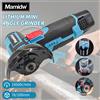 Mamidw Mini smerigliatrice rotativa da 19500 giri/min (2 batterie e ricaricabile tramite USB), utensile compatto a batteria al litio con indicatore di carica, macchina multiuso per il fai da te, regalo
