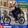 Samebike 20LVXD30-II Bicicletta Elettrica Pieghevole da 20 Pollici per Adulti, Batteria Rimovibile da 48V 10.4Ah, 25km/h e Autonomia di 70km