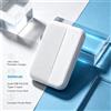 NONE WETECH Power Bank Mini Ultra Sottile 5000mAh con Doppia Porta USB 5V 2.1A, Batteria Esterna con Ingresso Type-C, Caricatore Portatile per Cellulari
