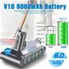 Batteria al Litio 12800mAh 21.6V V7 Sostitutiva per Dyson V7 Motorhead Pro, V7 Trigger, V7 Animal, V7 Car+Boat, V7 Fluffy SV11