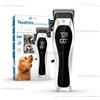 NONE WETECH W1434: tagliacapelli per animali domestici, motore silenzioso da 5 W, ricaricabile tramite USB-C, ideale per la toelettatura di cani, con display LCD e lunghezza di taglio regolabile da 0,5 mm