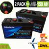 Makita Batteria al litio ricaricabile LiFePO4 12V 150Ah, BMS integrato, perfetta per giocattoli elettrici, pannelli solari, ecoscandagli, veicoli elettrici per bambini