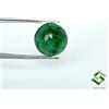 SBI Gems 9.50 MM Certificato Smeraldo Naturale Rotondo Cabochon 3.99 K Non Trattato Loose
