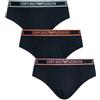 EMPORIO ARMANI Confezione da 3 Slip da Uomo, AR.Blu/AR.Blu/AR.Blu, S