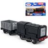 THOMAS & FRIENDS Locomotiva Diesel Motorizzata e Vagone Combina Guai | Trenino giocattolo a batteria e vagone, personaggi iconici della serie Railway, per bambini, JLL47