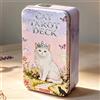 Felixify Tarocchi Gatto Bianco 78 Carte con Guida Mazzo Divinazione Scatola Latta