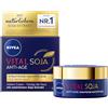 NIVEA VITAL SOJA - Crema notte rassodante anti-età, ricca cura del viso per pelli mature, con estratto di soia naturale, crema notte rigenerante per alleviare le rughe (50 ml)