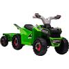 Altro Quad Elettrico per Bambini con Rimorchio, Pedale, Marce Avanti e Indietro, 2.5 k