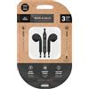 Tech one tech Cuffie in-ear Techonetech ear tech - microfono incorporato - mini jack 3,5 mm - assistente vocale - cavo da 1,20 m