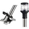 OSCULATI ASTA INOX CON FANALE 360° ESTRAIBILE INCLINATA 60CM FINO 20mt LUCI DI VIA