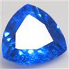 Pietra preziosa sciolta naturale certificata Tanzania blu tanzanite 9x9 mm...
