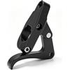 HERCHR Leva dell'Acceleratore a Dito, Leva Frizione Acceleratore a Dito in Lega di Alluminio CNC Gruppo Pollice Acceleratore con Leva Frizione Corta da 7/8(Nero)