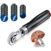 SODIAL 1X(32 Pezzi Kit Attrezzi per Toppe per Riparazione Pneumatici, Rullo per To3563