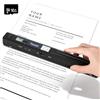 Youool Scanner di documenti portatile A4 900 DPI ad alta risoluzione foto a colori portatile formato JPG/PDF USB 2.0 Scanner di documenti portatili per documenti, ricevute, foto (nero)