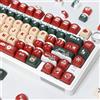 ILYCHEEGAMI PBT Natale MOA XDA Simpatici keycaps rotondi PBT keycap Set per Ragazza Bambini Tastiera personalizzata per Gateron Kailh Cherry Mx Interruttori ISO ANSI Layout Meccanico Custom Keycaps